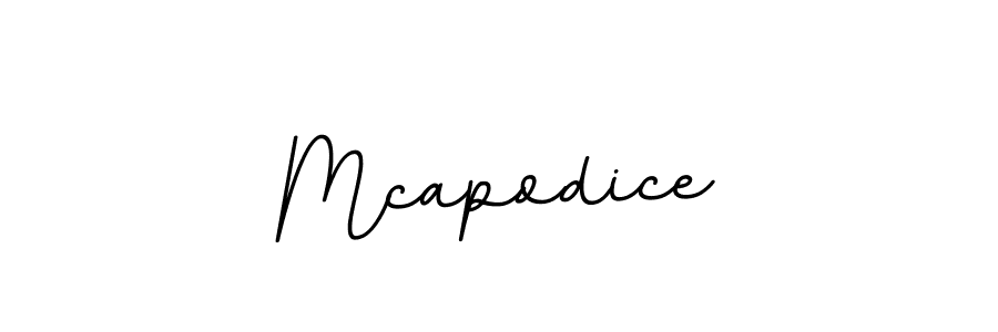 You should practise on your own different ways (BallpointsItalic-DORy9) to write your name (Mcapodice) in signature. don't let someone else do it for you. Mcapodice signature style 11 images and pictures png
