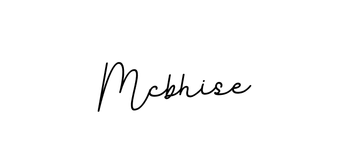 Use a signature maker to create a handwritten signature online. With this signature software, you can design (BallpointsItalic-DORy9) your own signature for name Mcbhise. Mcbhise signature style 11 images and pictures png