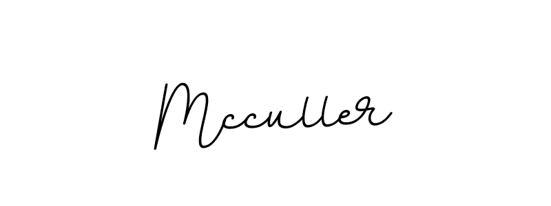 How to make Mcculler name signature. Use BallpointsItalic-DORy9 style for creating short signs online. This is the latest handwritten sign. Mcculler signature style 11 images and pictures png