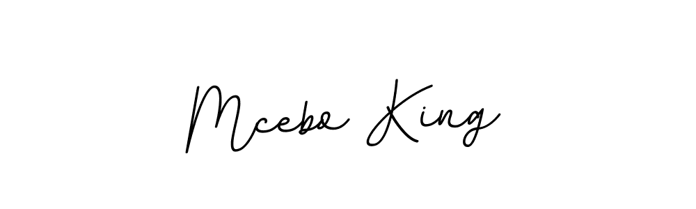You should practise on your own different ways (BallpointsItalic-DORy9) to write your name (Mcebo King) in signature. don't let someone else do it for you. Mcebo King signature style 11 images and pictures png