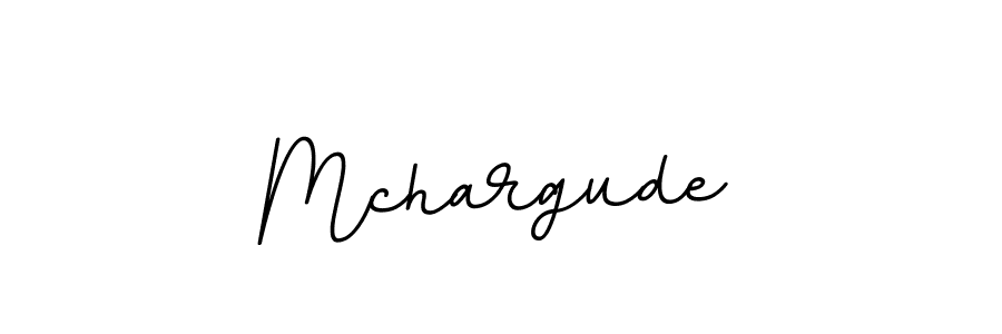 How to make Mchargude name signature. Use BallpointsItalic-DORy9 style for creating short signs online. This is the latest handwritten sign. Mchargude signature style 11 images and pictures png