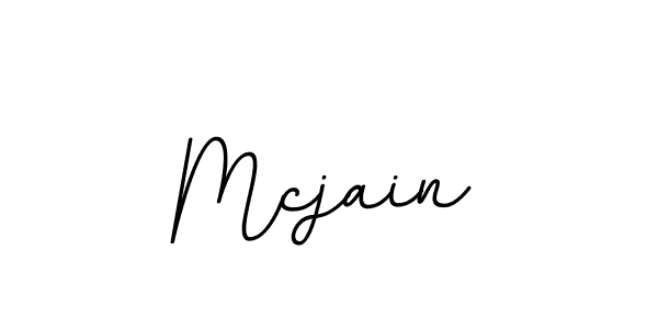 Design your own signature with our free online signature maker. With this signature software, you can create a handwritten (BallpointsItalic-DORy9) signature for name Mcjain. Mcjain signature style 11 images and pictures png