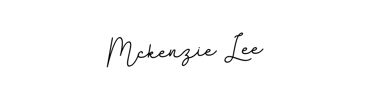 Design your own signature with our free online signature maker. With this signature software, you can create a handwritten (BallpointsItalic-DORy9) signature for name Mckenzie Lee. Mckenzie Lee signature style 11 images and pictures png
