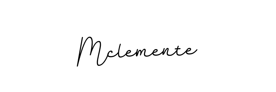 Use a signature maker to create a handwritten signature online. With this signature software, you can design (BallpointsItalic-DORy9) your own signature for name Mclemente. Mclemente signature style 11 images and pictures png