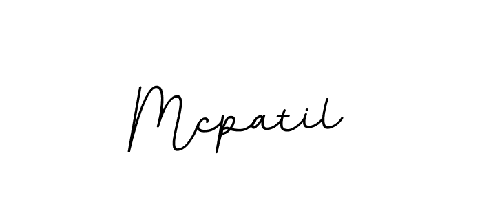 Also we have Mcpatil name is the best signature style. Create professional handwritten signature collection using BallpointsItalic-DORy9 autograph style. Mcpatil signature style 11 images and pictures png