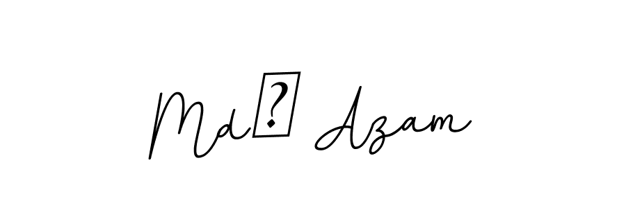 You should practise on your own different ways (BallpointsItalic-DORy9) to write your name (Md۔ Azam) in signature. don't let someone else do it for you. Md۔ Azam signature style 11 images and pictures png