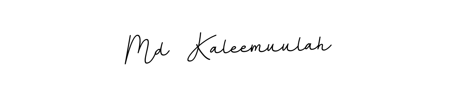 Use a signature maker to create a handwritten signature online. With this signature software, you can design (BallpointsItalic-DORy9) your own signature for name Md  Kaleemuulah. Md  Kaleemuulah signature style 11 images and pictures png