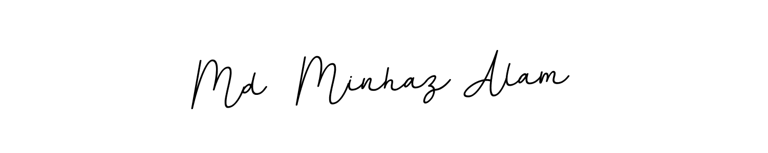 Use a signature maker to create a handwritten signature online. With this signature software, you can design (BallpointsItalic-DORy9) your own signature for name Md  Minhaz Alam. Md  Minhaz Alam signature style 11 images and pictures png