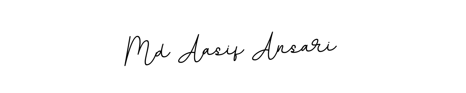 It looks lik you need a new signature style for name Md Aasif Ansari. Design unique handwritten (BallpointsItalic-DORy9) signature with our free signature maker in just a few clicks. Md Aasif Ansari signature style 11 images and pictures png
