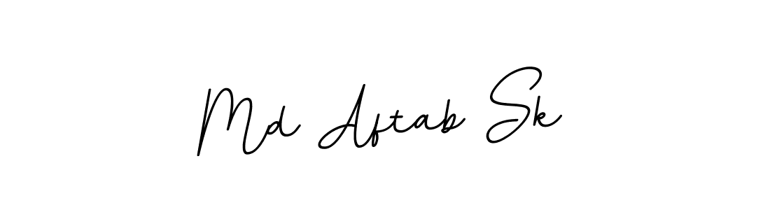Use a signature maker to create a handwritten signature online. With this signature software, you can design (BallpointsItalic-DORy9) your own signature for name Md Aftab Sk. Md Aftab Sk signature style 11 images and pictures png