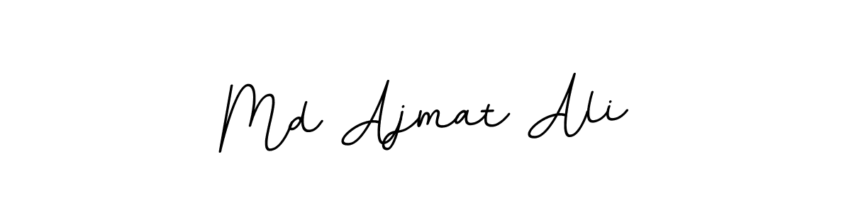 Design your own signature with our free online signature maker. With this signature software, you can create a handwritten (BallpointsItalic-DORy9) signature for name Md Ajmat Ali. Md Ajmat Ali signature style 11 images and pictures png