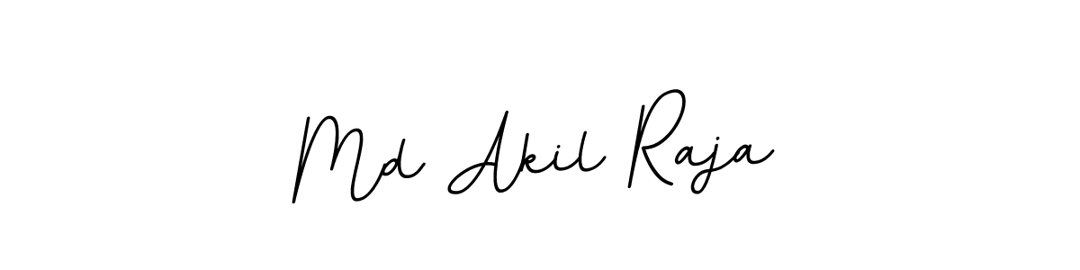 This is the best signature style for the Md Akil Raja name. Also you like these signature font (BallpointsItalic-DORy9). Mix name signature. Md Akil Raja signature style 11 images and pictures png