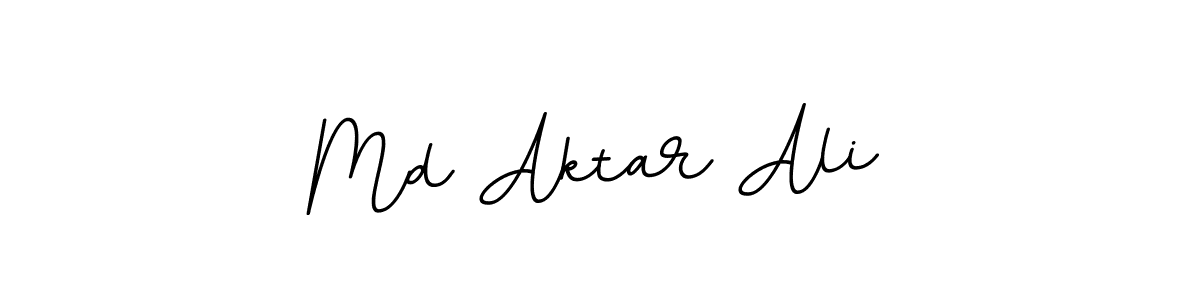 This is the best signature style for the Md Aktar Ali name. Also you like these signature font (BallpointsItalic-DORy9). Mix name signature. Md Aktar Ali signature style 11 images and pictures png