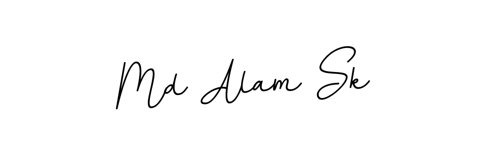 Make a beautiful signature design for name Md Alam Sk. With this signature (BallpointsItalic-DORy9) style, you can create a handwritten signature for free. Md Alam Sk signature style 11 images and pictures png