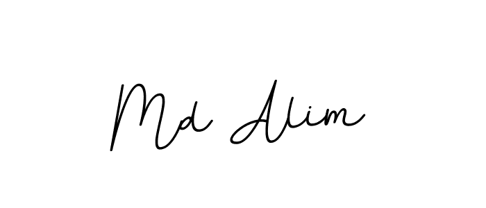 Create a beautiful signature design for name Md Alim. With this signature (BallpointsItalic-DORy9) fonts, you can make a handwritten signature for free. Md Alim signature style 11 images and pictures png