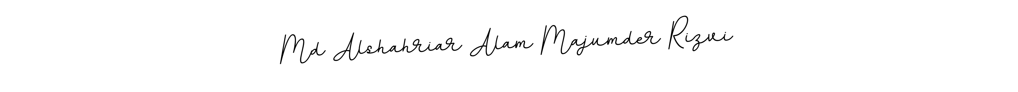 Make a beautiful signature design for name Md Alshahriar Alam Majumder Rizvi. Use this online signature maker to create a handwritten signature for free. Md Alshahriar Alam Majumder Rizvi signature style 11 images and pictures png