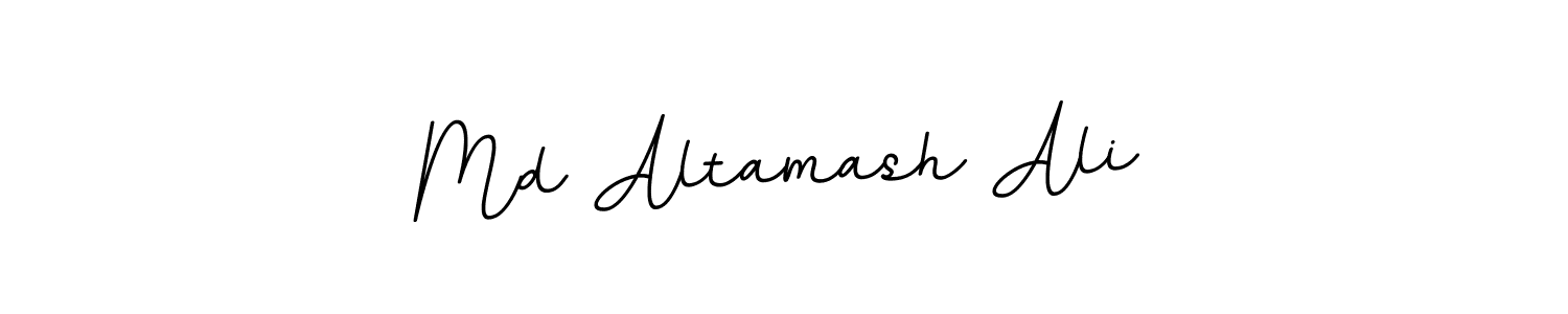 This is the best signature style for the Md Altamash Ali name. Also you like these signature font (BallpointsItalic-DORy9). Mix name signature. Md Altamash Ali signature style 11 images and pictures png