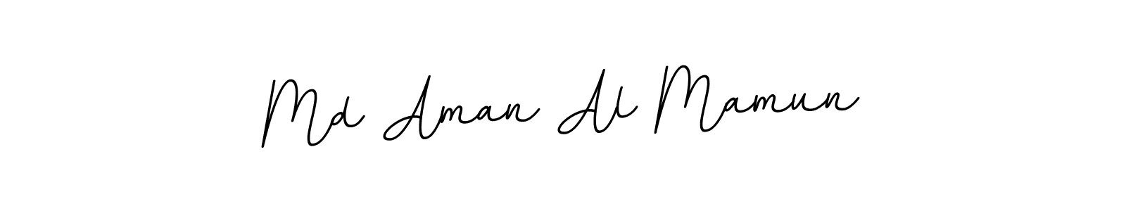 How to make Md Aman Al Mamun name signature. Use BallpointsItalic-DORy9 style for creating short signs online. This is the latest handwritten sign. Md Aman Al Mamun signature style 11 images and pictures png
