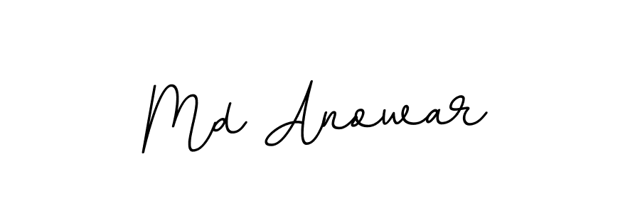 Make a beautiful signature design for name Md Anowar. With this signature (BallpointsItalic-DORy9) style, you can create a handwritten signature for free. Md Anowar signature style 11 images and pictures png