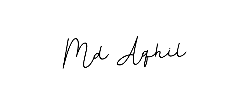 You should practise on your own different ways (BallpointsItalic-DORy9) to write your name (Md Aqhil) in signature. don't let someone else do it for you. Md Aqhil signature style 11 images and pictures png