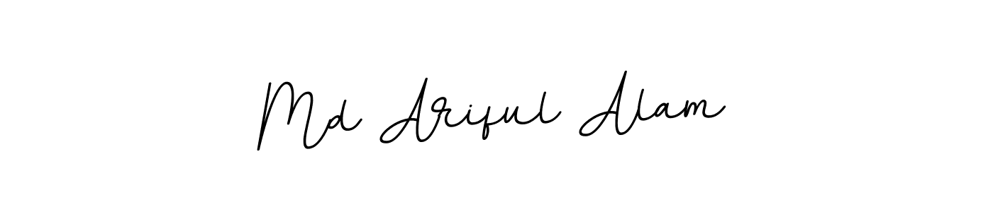 Create a beautiful signature design for name Md Ariful Alam. With this signature (BallpointsItalic-DORy9) fonts, you can make a handwritten signature for free. Md Ariful Alam signature style 11 images and pictures png