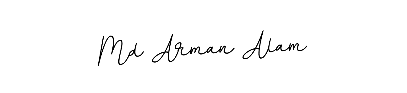Create a beautiful signature design for name Md Arman Alam. With this signature (BallpointsItalic-DORy9) fonts, you can make a handwritten signature for free. Md Arman Alam signature style 11 images and pictures png