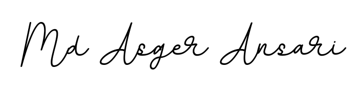 Design your own signature with our free online signature maker. With this signature software, you can create a handwritten (BallpointsItalic-DORy9) signature for name Md Asger Ansari. Md Asger Ansari signature style 11 images and pictures png