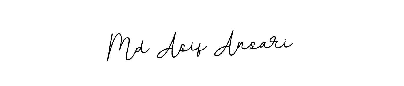 if you are searching for the best signature style for your name Md Asif Ansari. so please give up your signature search. here we have designed multiple signature styles  using BallpointsItalic-DORy9. Md Asif Ansari signature style 11 images and pictures png
