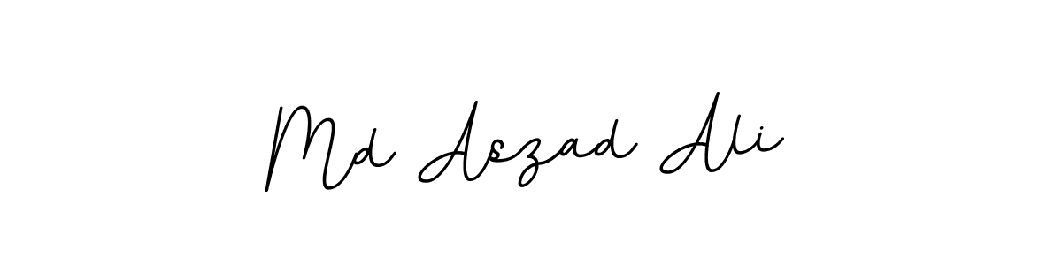 This is the best signature style for the Md Aszad Ali name. Also you like these signature font (BallpointsItalic-DORy9). Mix name signature. Md Aszad Ali signature style 11 images and pictures png