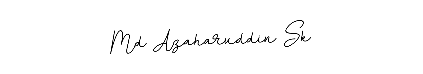 This is the best signature style for the Md Azaharuddin Sk name. Also you like these signature font (BallpointsItalic-DORy9). Mix name signature. Md Azaharuddin Sk signature style 11 images and pictures png