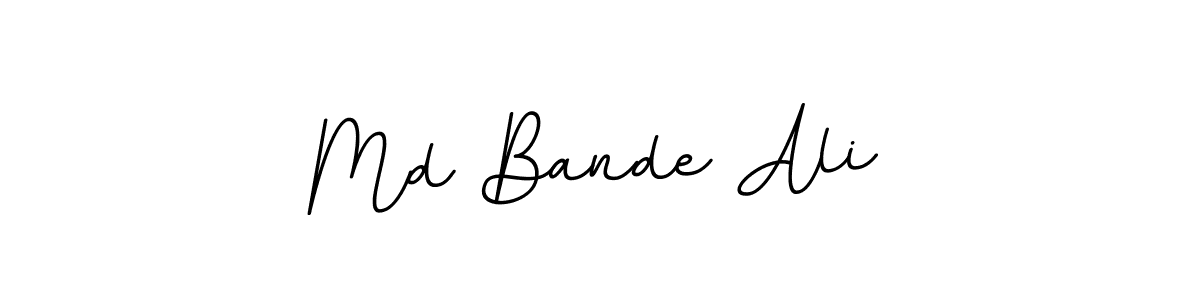 The best way (BallpointsItalic-DORy9) to make a short signature is to pick only two or three words in your name. The name Md Bande Ali include a total of six letters. For converting this name. Md Bande Ali signature style 11 images and pictures png