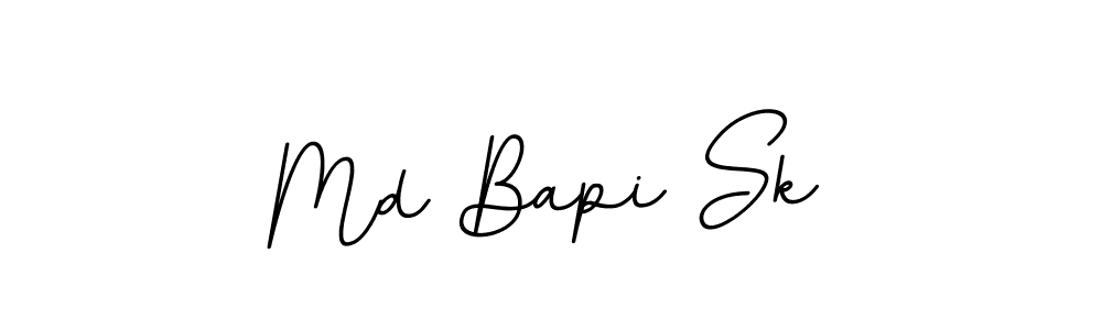 You should practise on your own different ways (BallpointsItalic-DORy9) to write your name (Md Bapi Sk) in signature. don't let someone else do it for you. Md Bapi Sk signature style 11 images and pictures png