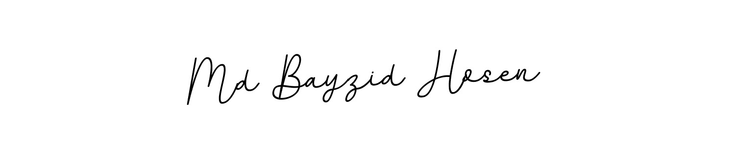 Design your own signature with our free online signature maker. With this signature software, you can create a handwritten (BallpointsItalic-DORy9) signature for name Md Bayzid Hosen. Md Bayzid Hosen signature style 11 images and pictures png