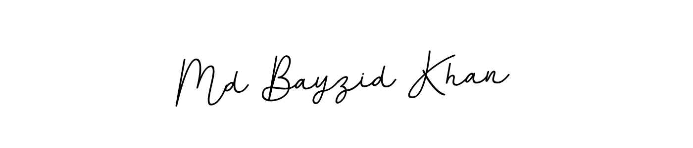 Use a signature maker to create a handwritten signature online. With this signature software, you can design (BallpointsItalic-DORy9) your own signature for name Md Bayzid Khan. Md Bayzid Khan signature style 11 images and pictures png