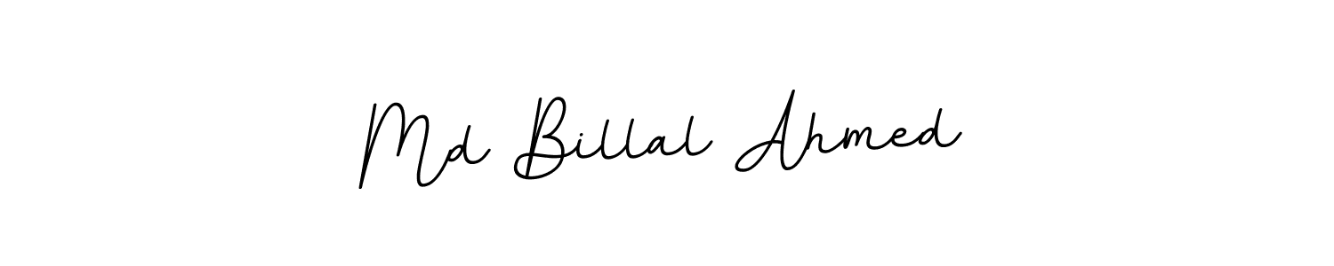 Similarly BallpointsItalic-DORy9 is the best handwritten signature design. Signature creator online .You can use it as an online autograph creator for name Md Billal Ahmed. Md Billal Ahmed signature style 11 images and pictures png