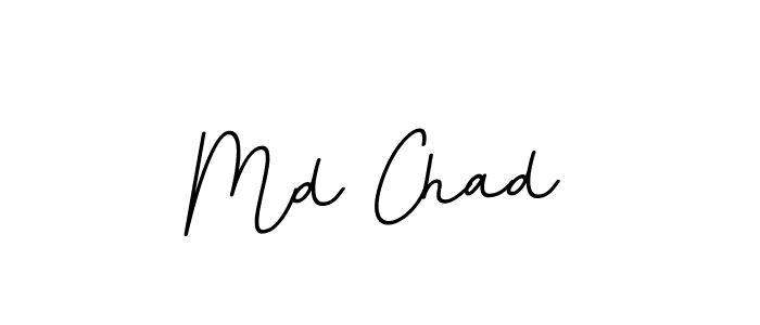 Make a beautiful signature design for name Md Chad. With this signature (BallpointsItalic-DORy9) style, you can create a handwritten signature for free. Md Chad signature style 11 images and pictures png