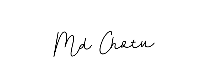 The best way (BallpointsItalic-DORy9) to make a short signature is to pick only two or three words in your name. The name Md Chotu include a total of six letters. For converting this name. Md Chotu signature style 11 images and pictures png