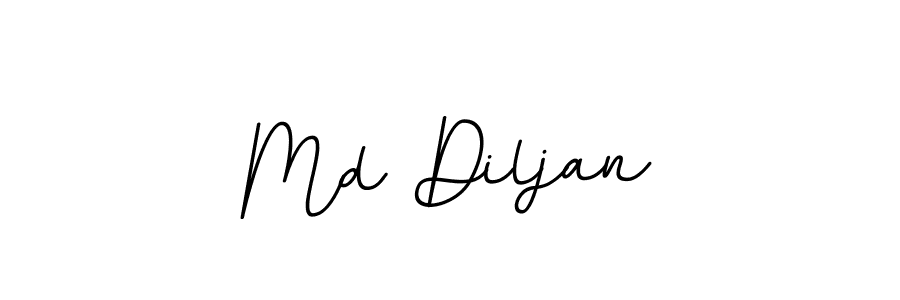 Make a beautiful signature design for name Md Diljan. With this signature (BallpointsItalic-DORy9) style, you can create a handwritten signature for free. Md Diljan signature style 11 images and pictures png