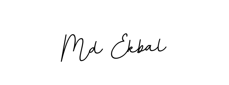 Make a beautiful signature design for name Md Ekbal. With this signature (BallpointsItalic-DORy9) style, you can create a handwritten signature for free. Md Ekbal signature style 11 images and pictures png