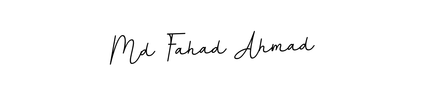 This is the best signature style for the Md Fahad Ahmad name. Also you like these signature font (BallpointsItalic-DORy9). Mix name signature. Md Fahad Ahmad signature style 11 images and pictures png