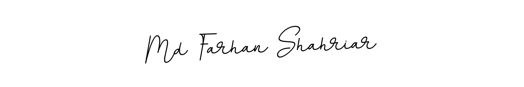 Design your own signature with our free online signature maker. With this signature software, you can create a handwritten (BallpointsItalic-DORy9) signature for name Md Farhan Shahriar. Md Farhan Shahriar signature style 11 images and pictures png