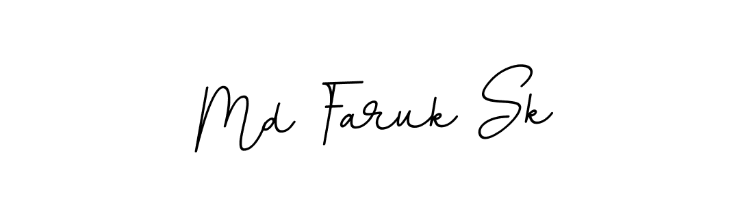 This is the best signature style for the Md Faruk Sk name. Also you like these signature font (BallpointsItalic-DORy9). Mix name signature. Md Faruk Sk signature style 11 images and pictures png