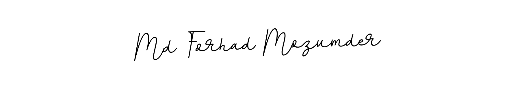 Create a beautiful signature design for name Md Forhad Mozumder. With this signature (BallpointsItalic-DORy9) fonts, you can make a handwritten signature for free. Md Forhad Mozumder signature style 11 images and pictures png
