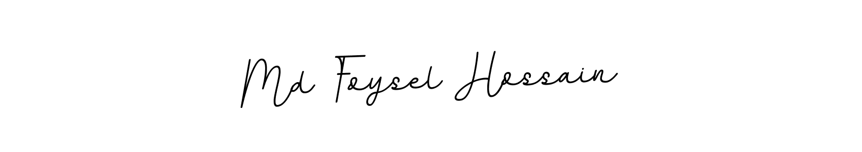 Design your own signature with our free online signature maker. With this signature software, you can create a handwritten (BallpointsItalic-DORy9) signature for name Md Foysel Hossain. Md Foysel Hossain signature style 11 images and pictures png