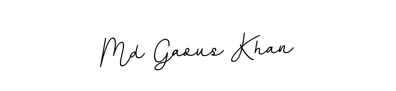 Create a beautiful signature design for name Md Gaous Khan. With this signature (BallpointsItalic-DORy9) fonts, you can make a handwritten signature for free. Md Gaous Khan signature style 11 images and pictures png