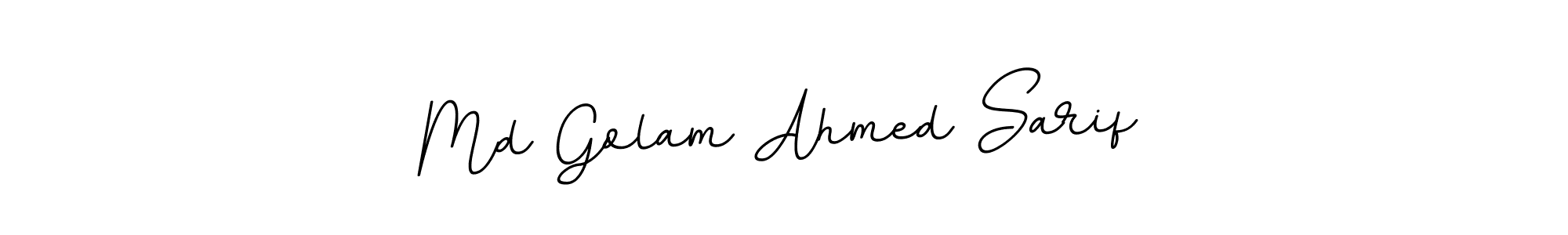 Make a beautiful signature design for name Md Golam Ahmed Sarif. Use this online signature maker to create a handwritten signature for free. Md Golam Ahmed Sarif signature style 11 images and pictures png