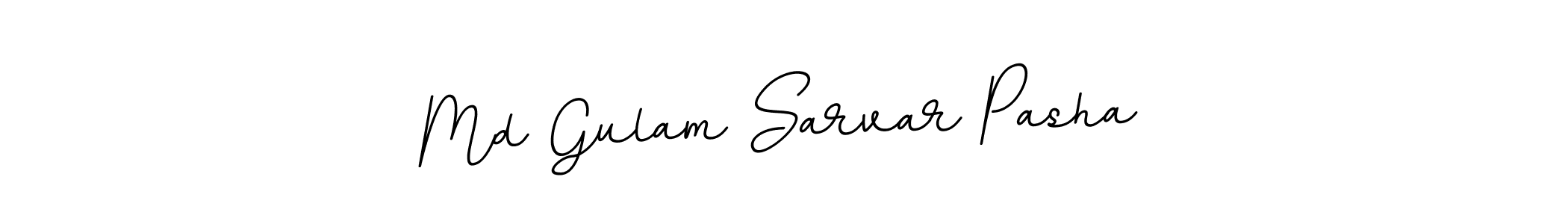 Use a signature maker to create a handwritten signature online. With this signature software, you can design (BallpointsItalic-DORy9) your own signature for name Md Gulam Sarvar Pasha. Md Gulam Sarvar Pasha signature style 11 images and pictures png