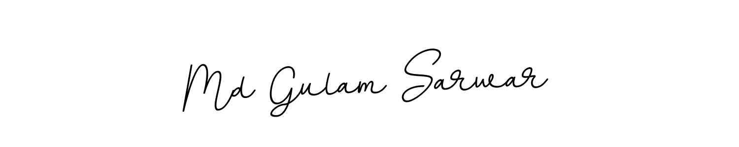 Use a signature maker to create a handwritten signature online. With this signature software, you can design (BallpointsItalic-DORy9) your own signature for name Md Gulam Sarwar. Md Gulam Sarwar signature style 11 images and pictures png