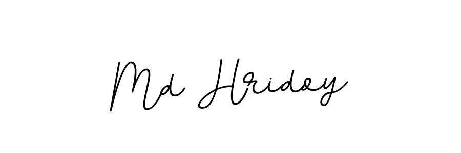 Use a signature maker to create a handwritten signature online. With this signature software, you can design (BallpointsItalic-DORy9) your own signature for name Md Hridoy. Md Hridoy signature style 11 images and pictures png