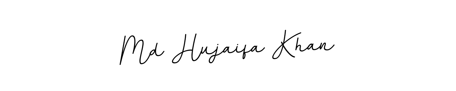 Make a beautiful signature design for name Md Hujaifa Khan. With this signature (BallpointsItalic-DORy9) style, you can create a handwritten signature for free. Md Hujaifa Khan signature style 11 images and pictures png